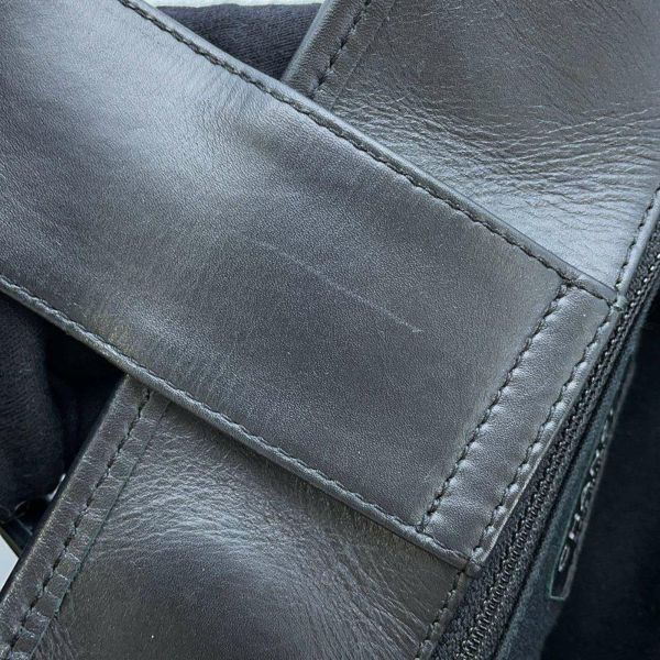 シャネル トートバッグ ココマーク フレンチヴィエラ パンチング CHANEL 2wayショルダー ハンドバッグ 黒