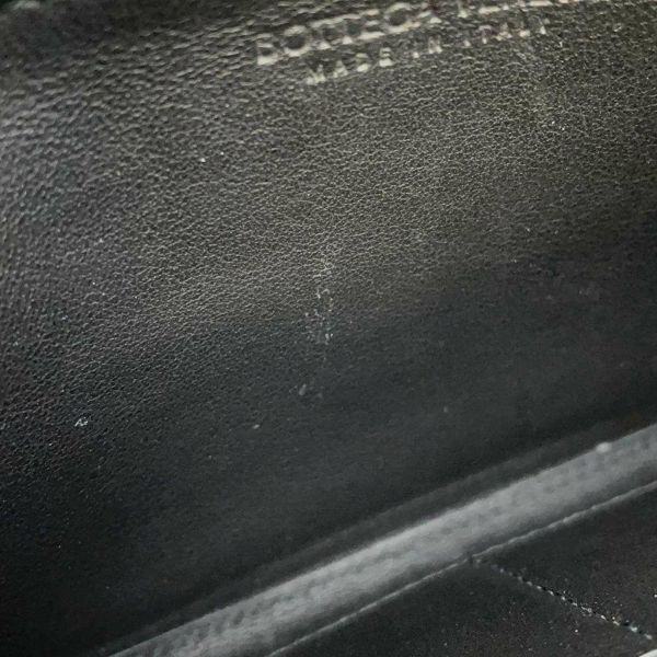 ボッテガヴェネタ 長財布 マキシ イントレチャート ラウンドファスナー レザー 748054 BOTTEGA VENETA 黒