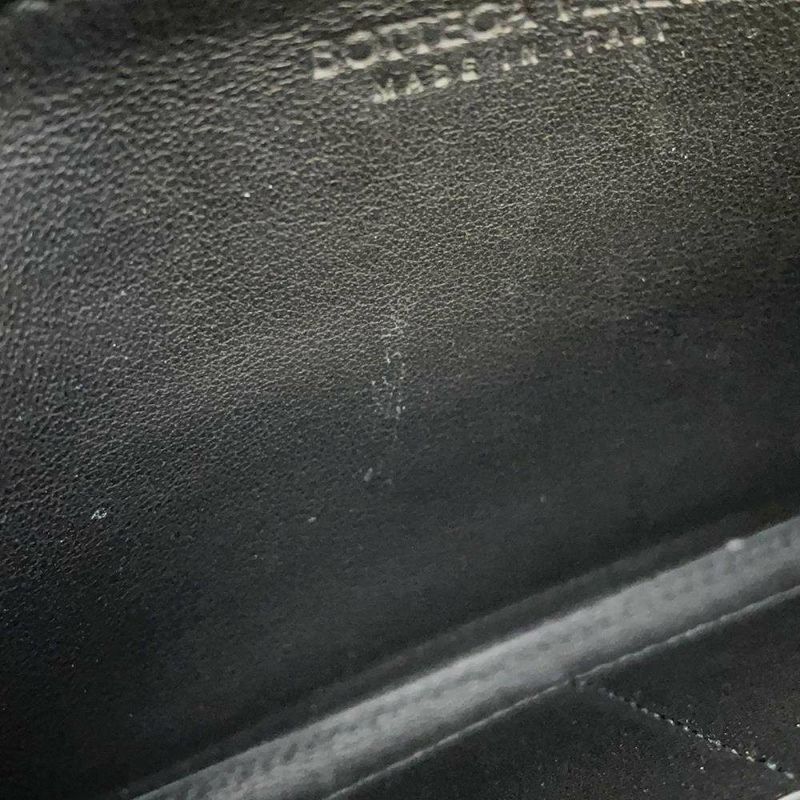 ボッテガヴェネタ 長財布 マキシ イントレチャート ラウンドファスナー レザー 748054 BOTTEGA VENETA 黒