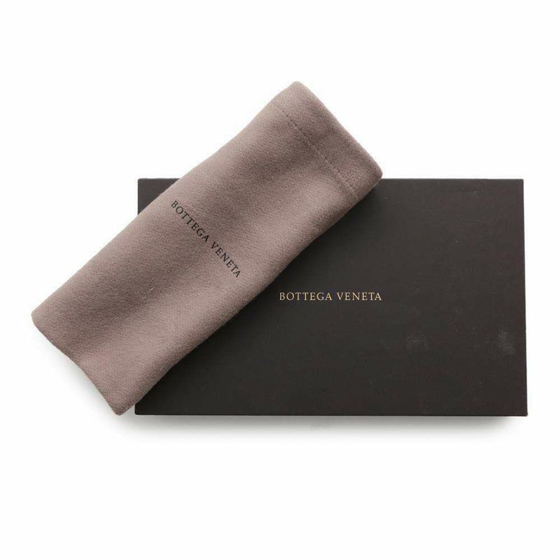 ボッテガヴェネタ 長財布 マキシ イントレチャート ラウンドファスナー レザー 748054 BOTTEGA VENETA 黒