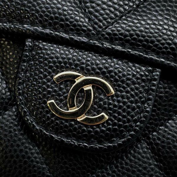シャネル 長財布 マトラッセ ココマーク キャビアスキン AP1000 CHANEL 財布 二つ折り財布 黒