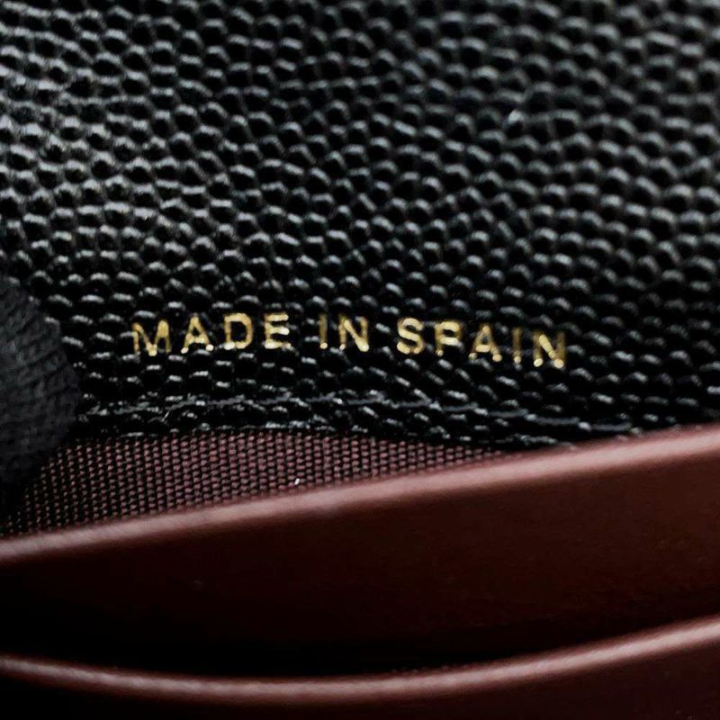 シャネル 長財布 マトラッセ ココマーク キャビアスキン AP1000 CHANEL 財布 二つ折り財布 黒