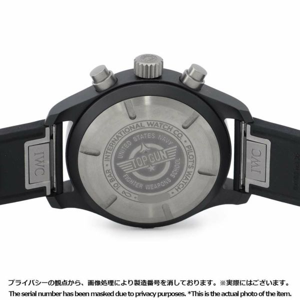 IWC パイロットウォッチ クロノグラフ 41 トップガン IW389401 腕時計 黒文字盤