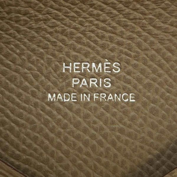 エルメス カードケース カルヴィ エトゥープ エプソン W刻印 HERMES 名刺入れ