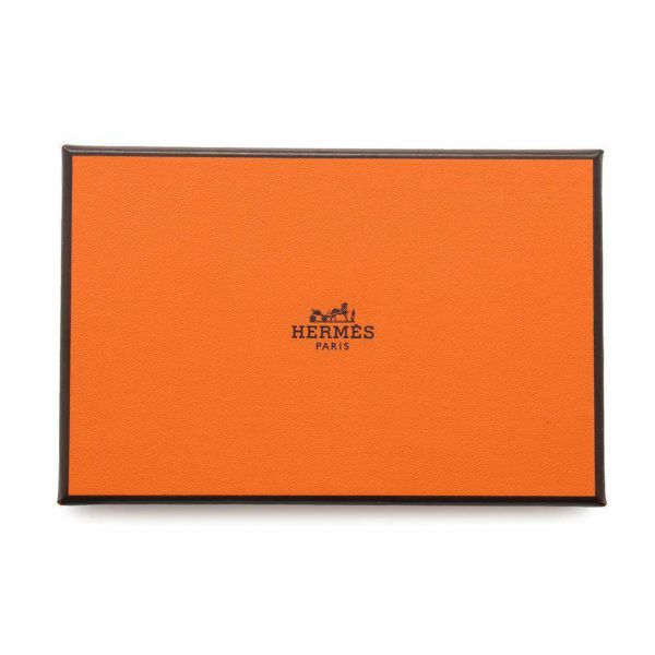 エルメス カードケース カルヴィ エトゥープ エプソン W刻印 HERMES 名刺入れ