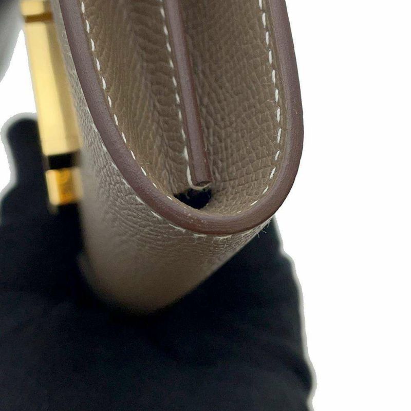 エルメス 財布 コンスタンス コンパクト エトゥープ/ゴールド金具 エプソン Y刻印 HERMES 財布