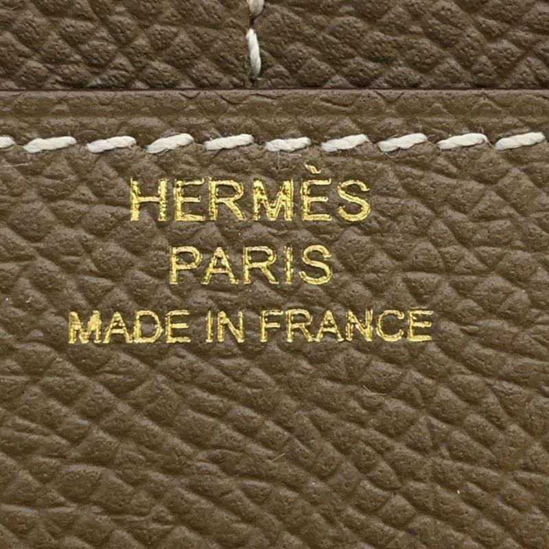 エルメス 財布 コンスタンス コンパクト エトゥープ/ゴールド金具 エプソン Y刻印 HERMES 財布