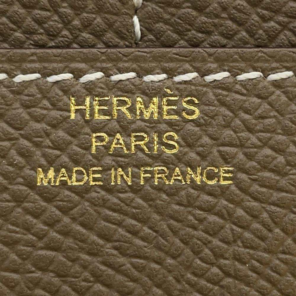 エルメス 財布 コンスタンス コンパクト エトゥープ/ゴールド金具 エプソン Y刻印 HERMES 財布