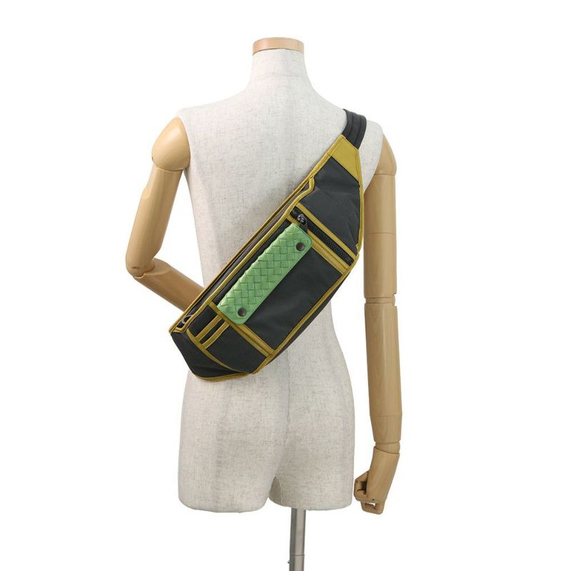 ボッテガヴェネタ ボディバッグ イントレチャート 534431 BOTTEGA VENETA ウエストポーチ