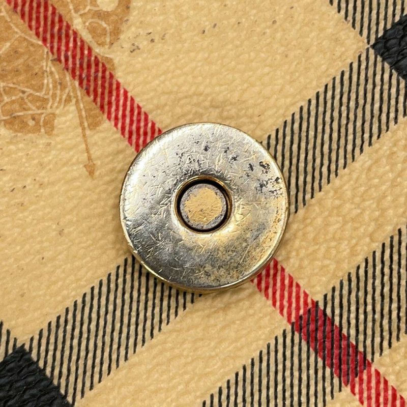 バーバリー ショルダーバッグ ノバチェック メッセンジャーバッグ PVC BURBERRY