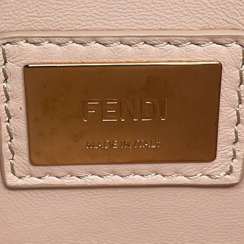 フェンディ ハンドバッグ ピーカブー レギュラー レザー スタッズ8BN290 FENDI バッグ 2wayショルダーバッグ