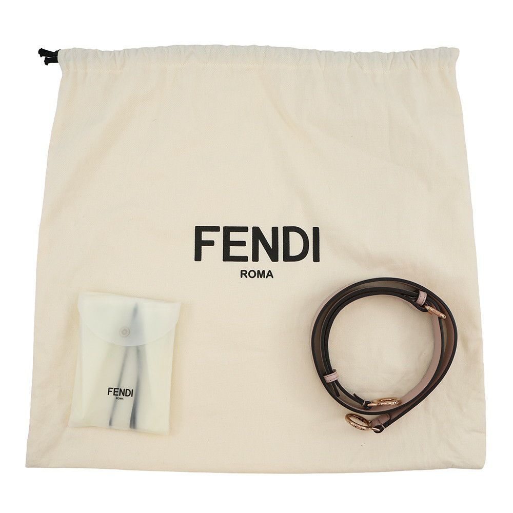 フェンディ ハンドバッグ ピーカブー レギュラー レザー スタッズ8BN290 FENDI バッグ 2wayショルダーバッグ