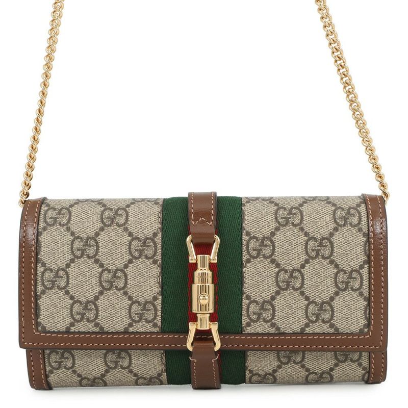 グッチ チェーンウォレット GGスプリーム ジャッキー1961 652681 GUCCI 財布