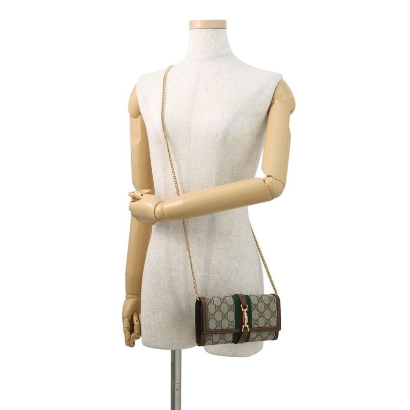 グッチ チェーンウォレット GGスプリーム ジャッキー1961 652681 GUCCI 財布
