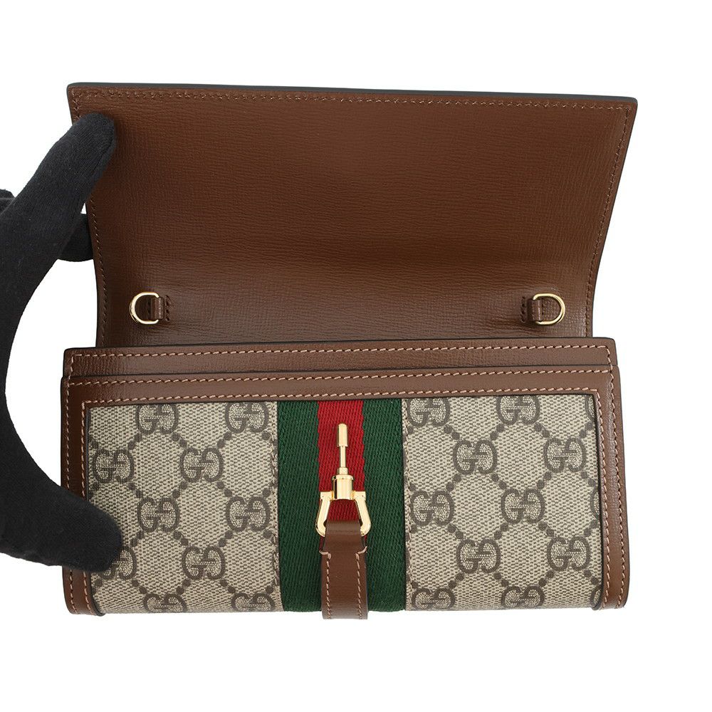 グッチ チェーンウォレット GGスプリーム ジャッキー1961 652681 GUCCI 財布