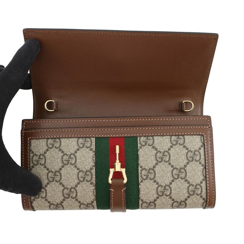 グッチ チェーンウォレット GGスプリーム ジャッキー1961 652681 GUCCI 財布
