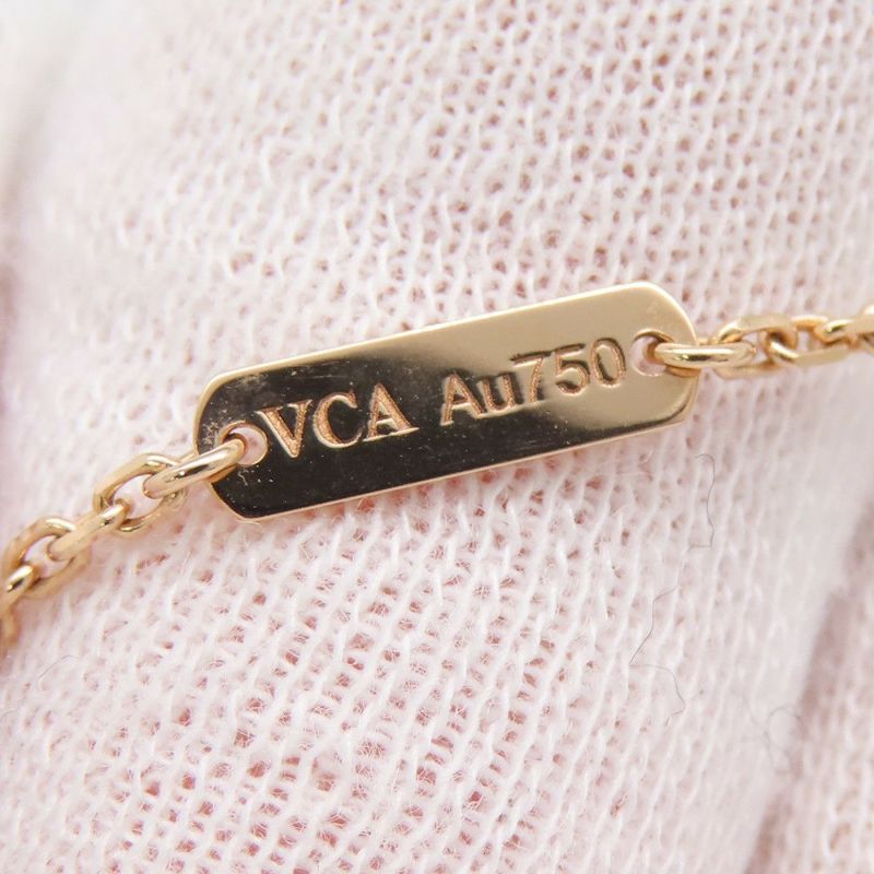 ヴァンクリ ネックレス ヴィンテージ アルハンブラ ピンクマザーオブパール/ダイヤ 1P K18PG VCARPMOP00 2025年ホリデー限定