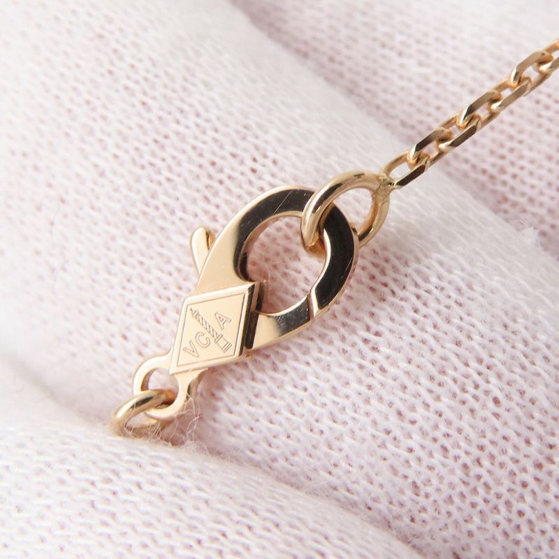 ヴァンクリ ネックレス ヴィンテージ アルハンブラ ピンクマザーオブパール/ダイヤ 1P K18PG VCARPMOP00 2025年ホリデー限定