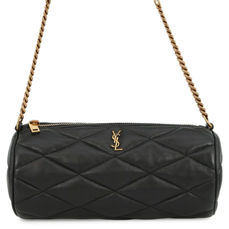 サンローランパリ ショルダーバッグ サド ミニチューブバッグ ラムスキン 699703 SAINT LAURENT PARIS 黒