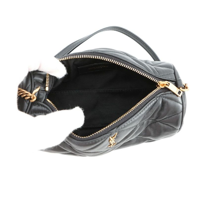 サンローランパリ ショルダーバッグ サド ミニチューブバッグ ラムスキン 699703 SAINT LAURENT PARIS 黒