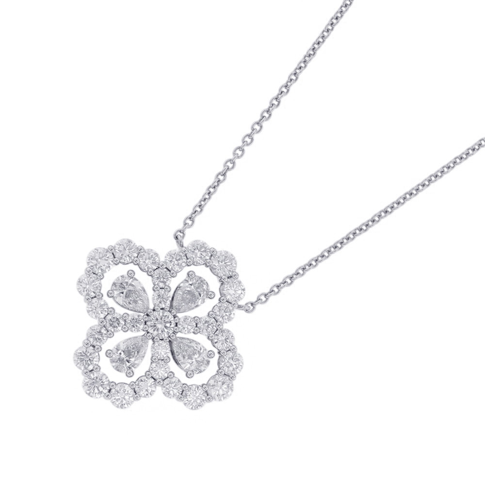 ハリーウィンストン ネックレス ループ・フルモチーフ・ペンダント ダイヤモンド 33P 計約1.89ct Pt950プラチナ PEDPRPMEL4C