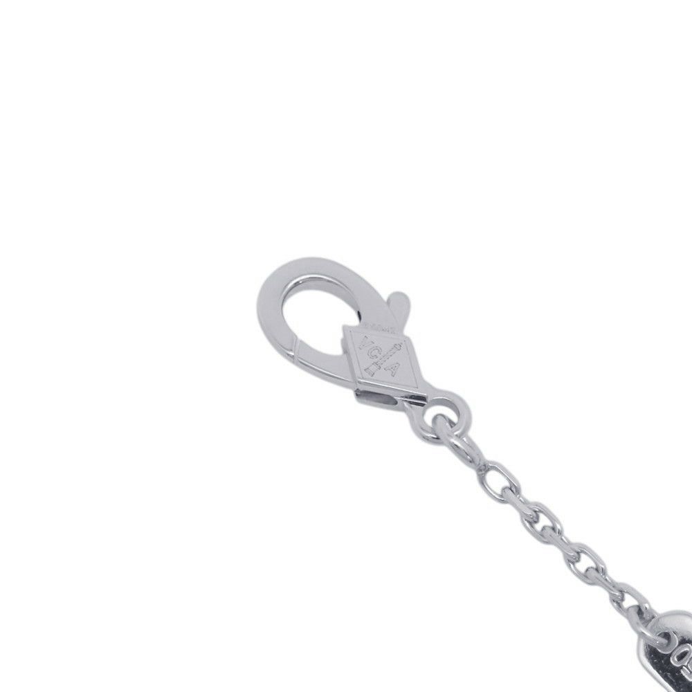 ヴァンクリーフ&アーペル ネックレス ヴィンテージ アルハンブラ ペンダント ギヨシェ K18WGホワイトゴールド VCARP9XG00