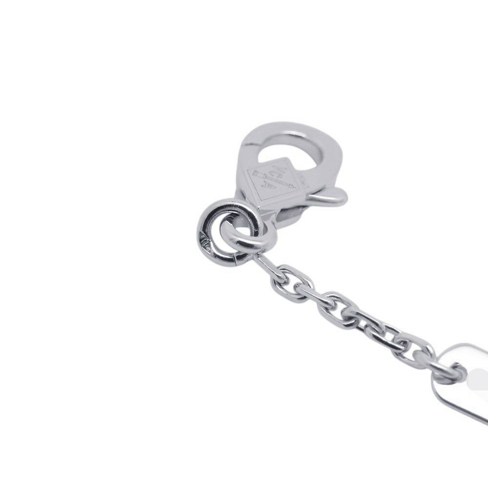 ヴァンクリーフ&アーペル ネックレス ヴィンテージ アルハンブラ ペンダント ギヨシェ K18WGホワイトゴールド VCARP9XG00