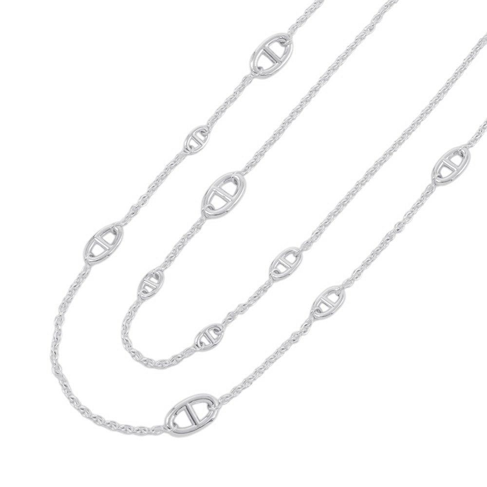 エルメス ネックレス シェーヌダンクル ファランドール サイズ120 SV925シルバー HERMES ジュエリー