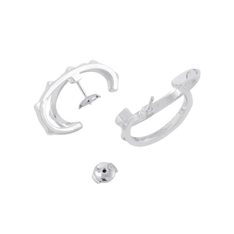 エルメス ピアス クルー・ドゥ・H ピアス SV925シルバー HERMES ジュエリー