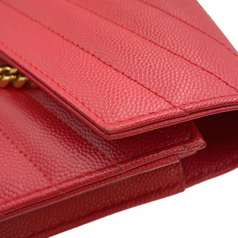 サンローランパリ チェーンウォレット モノグラム レザー 377828 SAINT LAURENT PARIS 財布 YSL