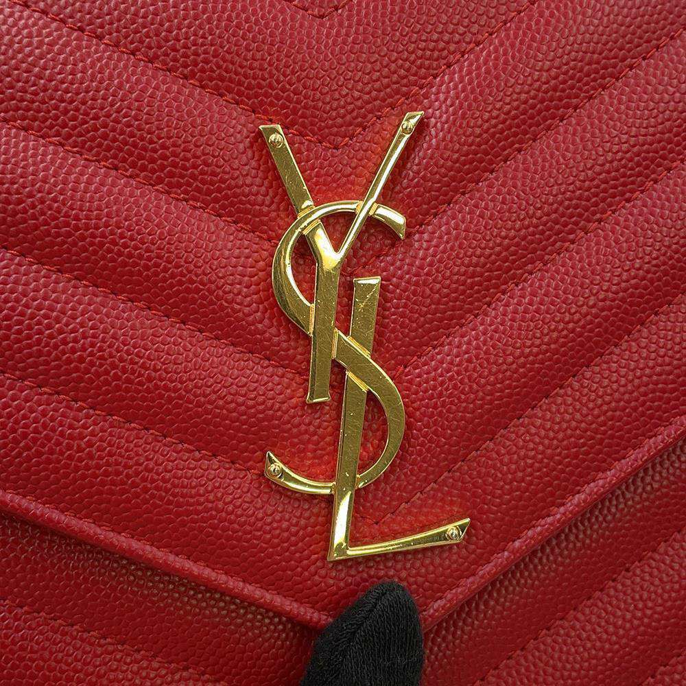 サンローランパリ チェーンウォレット モノグラム レザー 377828 SAINT LAURENT PARIS 財布 YSL