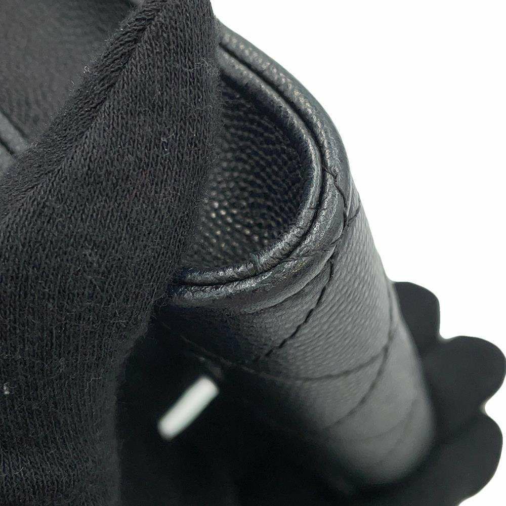シャネル フォンホルダー マトラッセ ココマーク キャビアスキン AP1262 CHANEL 黒 チェーンショルダーバッグ