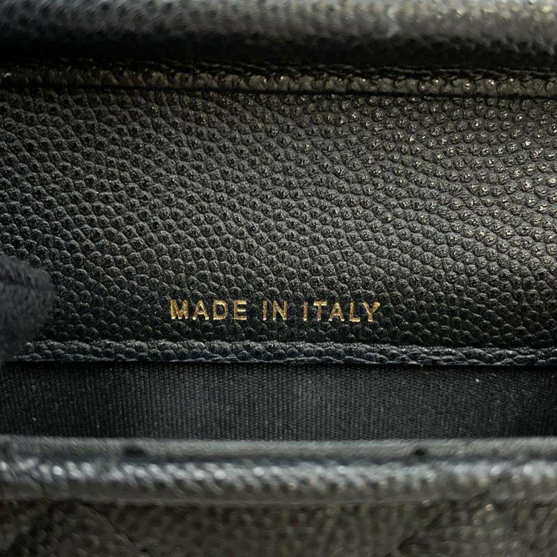 シャネル フォンホルダー マトラッセ ココマーク キャビアスキン AP1262 CHANEL 黒 チェーンショルダーバッグ