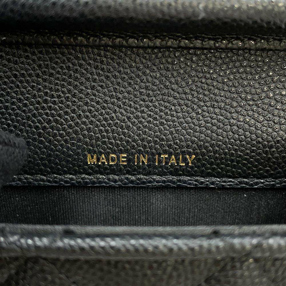 シャネル フォンホルダー マトラッセ ココマーク キャビアスキン AP1262 CHANEL 黒 チェーンショルダーバッグ