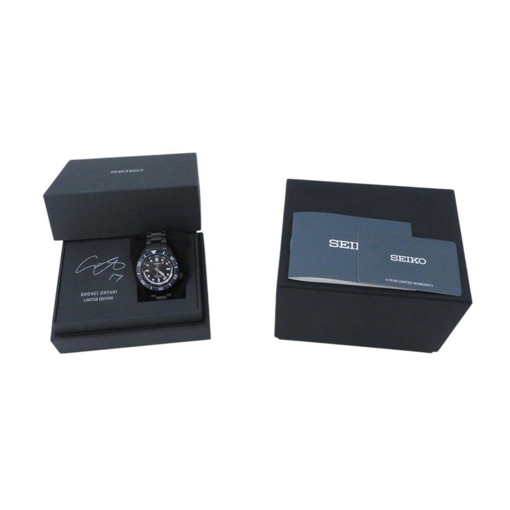 セイコー プロスペックス メカニカルダイバーズ 1968 ヘリテージ GMT 大谷翔平 2025限定モデル 国内限定1700本 黒文字盤