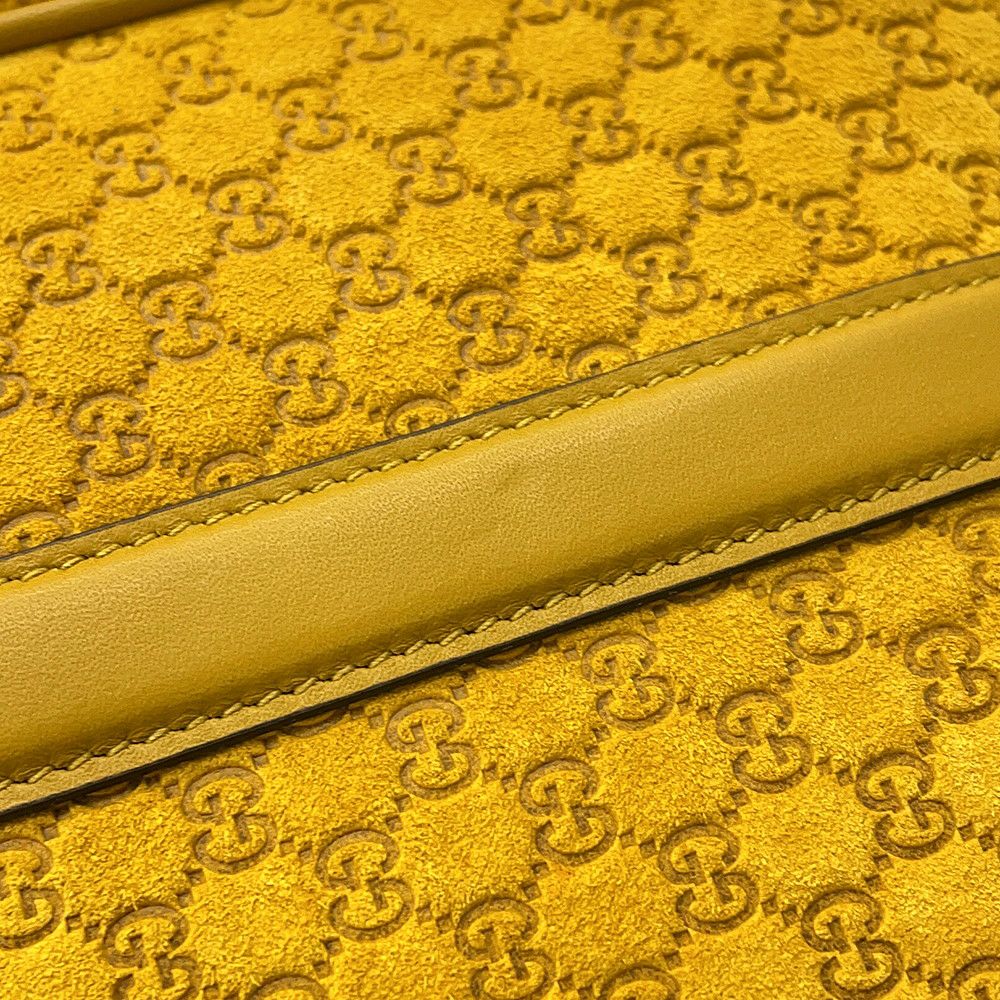 グッチ ショルダーバッグ GGスエード/レザー ハーフ ホースビット ミディアム 860787 GUCCI バッグ