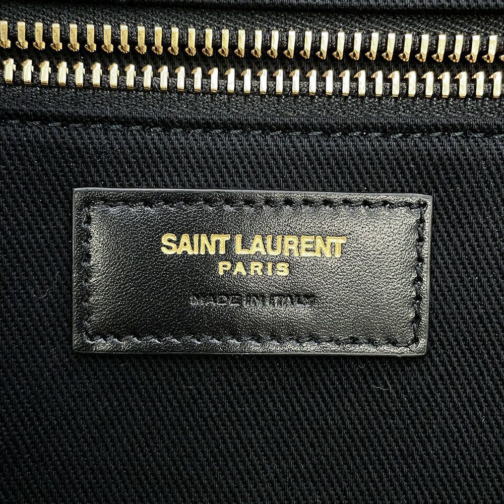 サンローランパリ トートバッグ リヴゴーシュ キャンバス 780096 SAINT LAURENT PARIS 黒