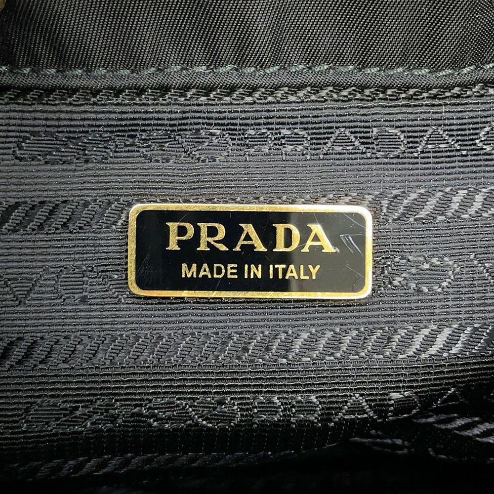 プラダ ショルダーバッグ Re-Nylon バックパック ナイロン レザー 1BZ075 PRADA 黒 ボディバッグ