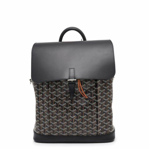 ゴヤール リュックサック アルパン バックパックMM PVC/レザー ALPIN2MMLTY01CL01P GOYARD 2way 黒