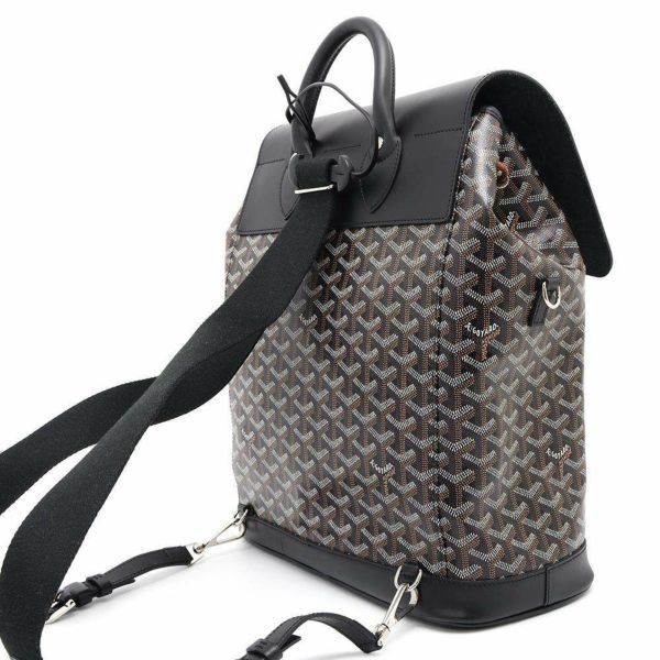 ゴヤール リュックサック アルパン バックパックMM PVC/レザー ALPIN2MMLTY01CL01P GOYARD 2way 黒