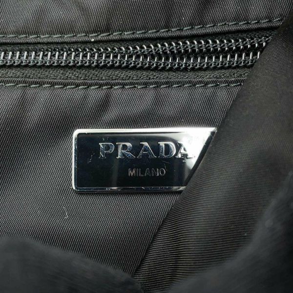 プラダ ボディバッグ トライアングルロゴ ナイロン 1BZ044 PRADA 黒