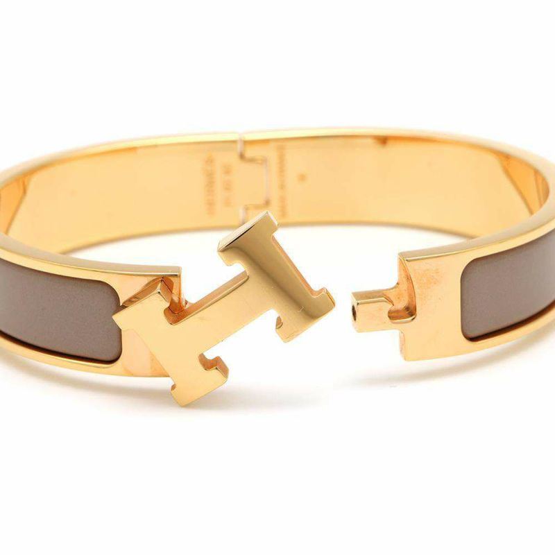 エルメス ブレスレット クリックH クリッククラックPM グラッセ/ピンクゴールド金具 HERMES
