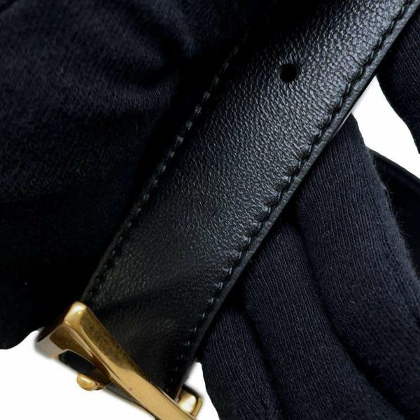 ボッテガヴェネタ ショルダーバッグ イントレチャート キャンディ パデッド カセット ラムスキン 716648 黒