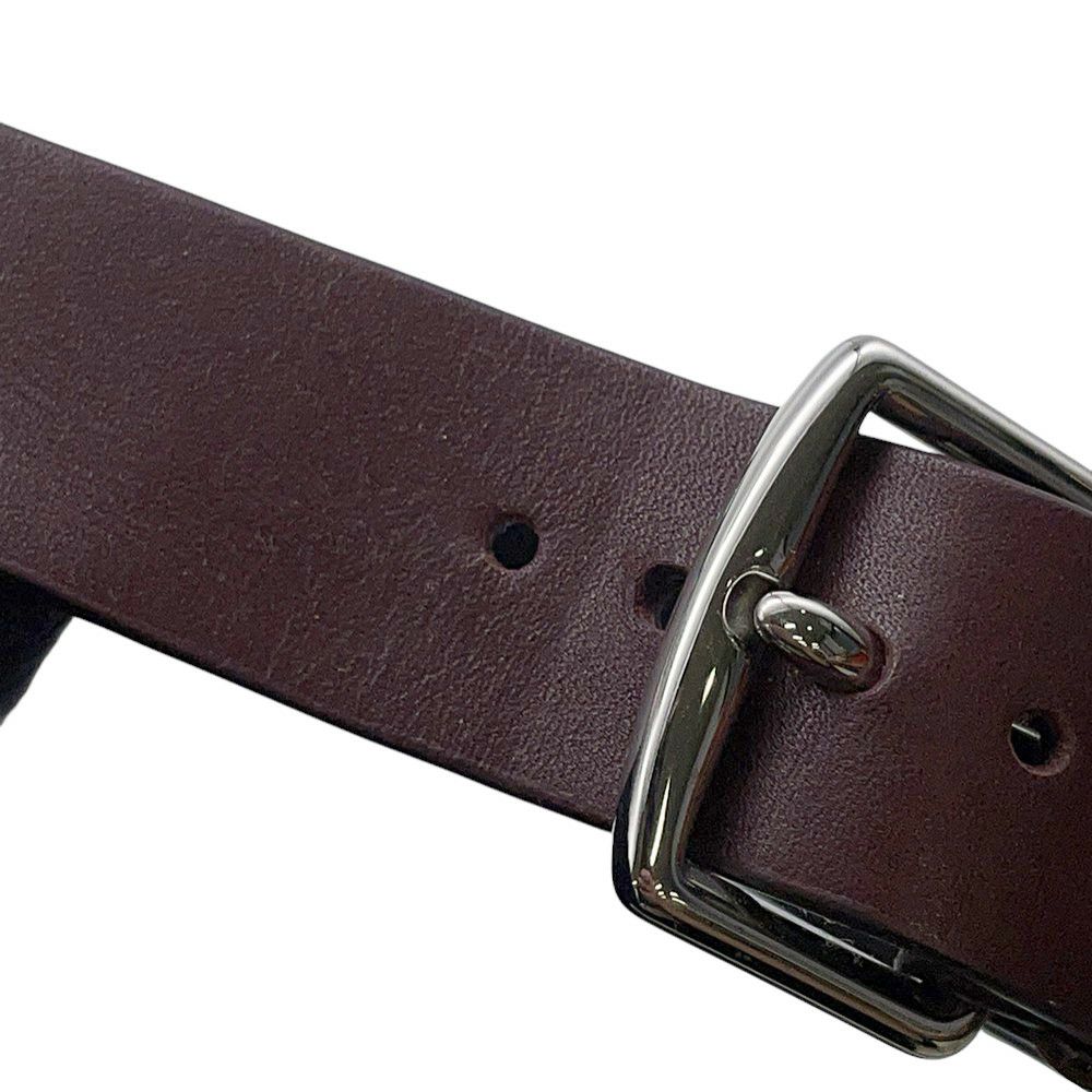 エルメス サンダル エルベ60 ボルドー/シルバー金具 ボックスカーフ レディースサイズ38 HERMES 靴