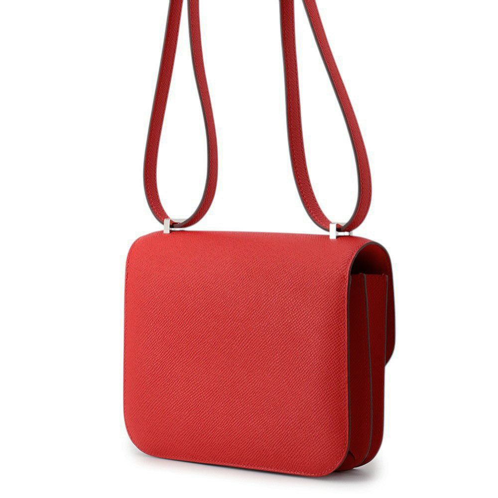 エルメス ミニ コンスタンス3 ミロワール ルージュラデュー/シルバー金具 エプソン K刻印