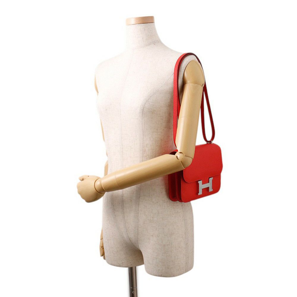 エルメス ミニ コンスタンス3 ミロワール ルージュラデュー/シルバー金具 エプソン K刻印