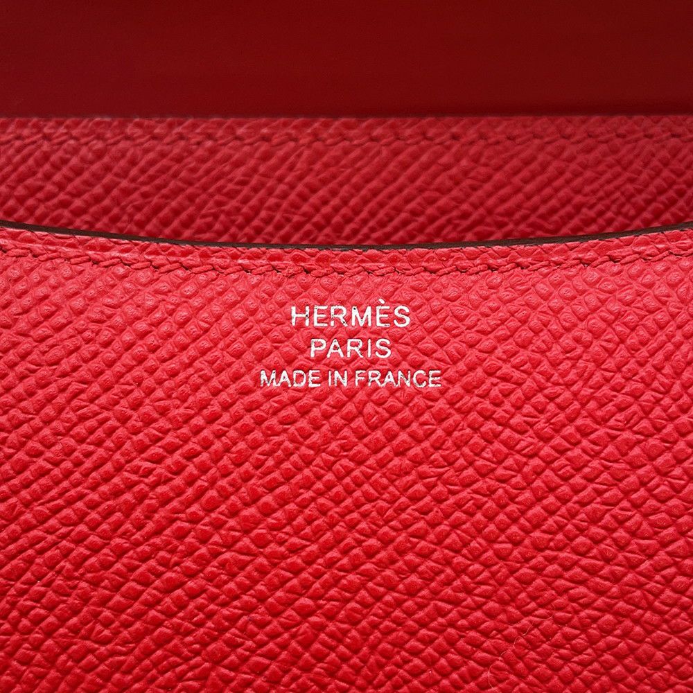 エルメス ミニ コンスタンス3 ミロワール ルージュラデュー/シルバー金具 エプソン K刻印