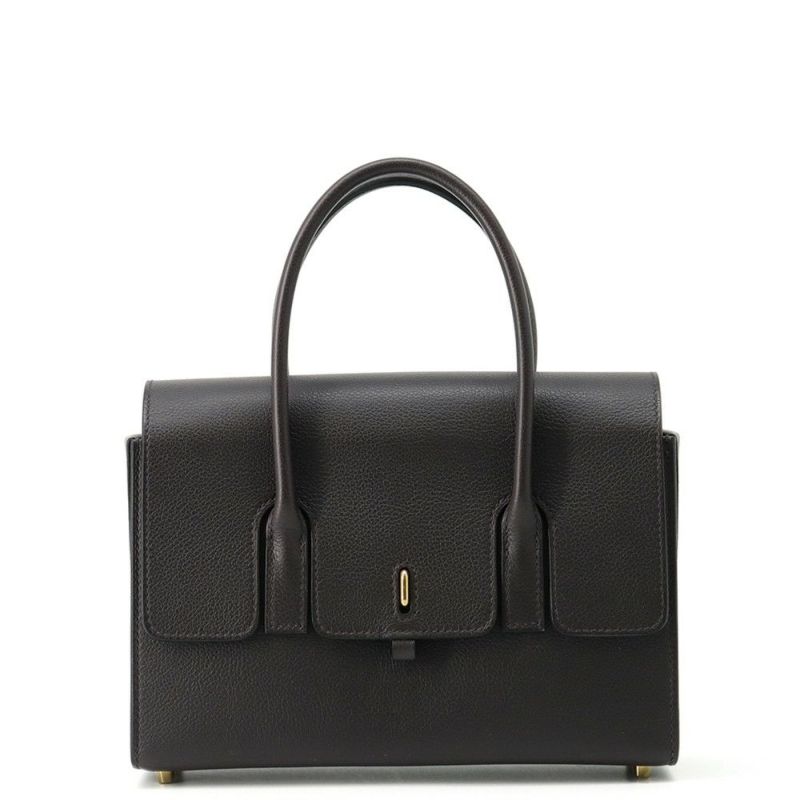 エルメス ハンドバッグ ニュードラッグII プルノワール/ゴールド金具 エバーカラー W刻印