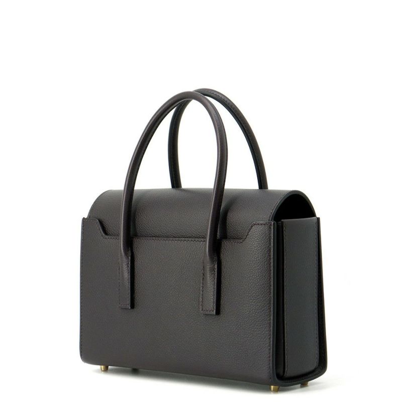 エルメス ハンドバッグ ニュードラッグII プルノワール/ゴールド金具 エバーカラー W刻印