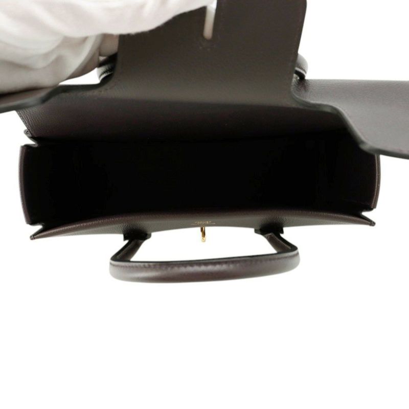 エルメス ハンドバッグ ニュードラッグII プルノワール/ゴールド金具 エバーカラー W刻印